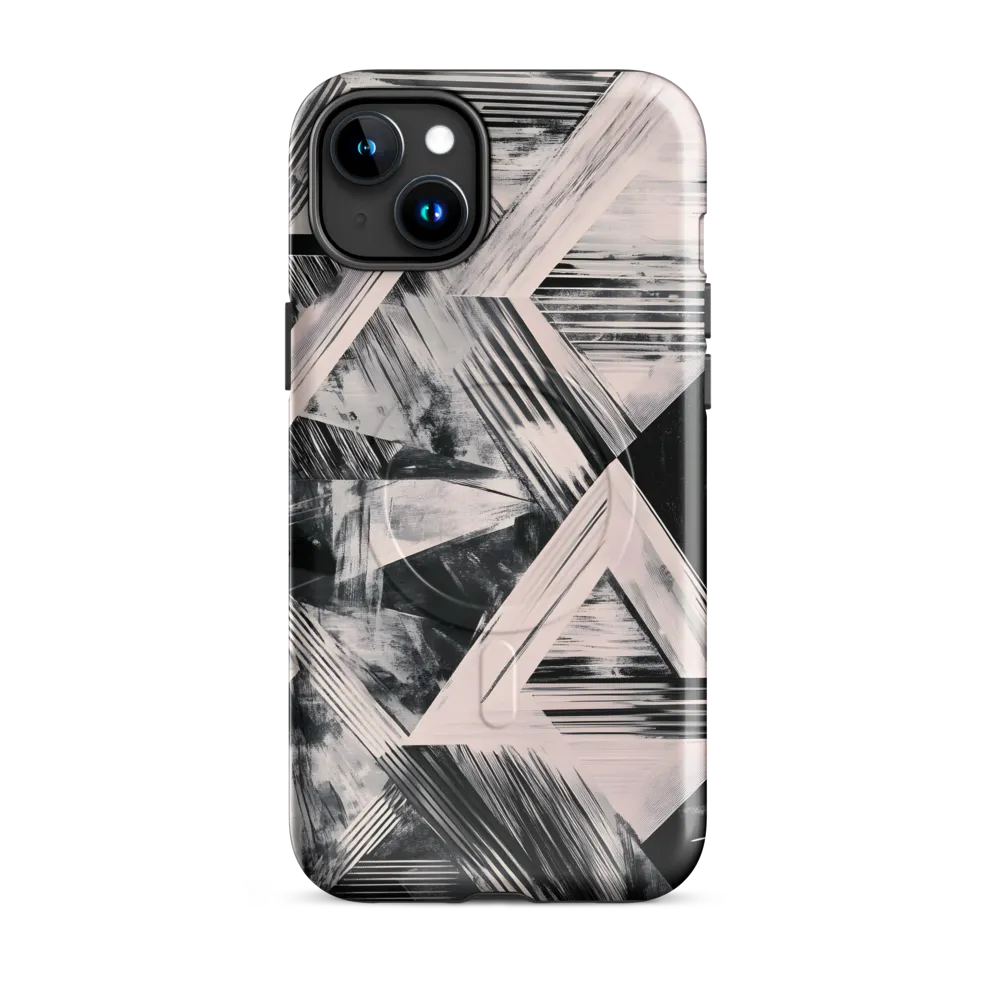 Geometric Harmony | Phone Case |  15 Plus | MagSafe® Tough Case | Glossy