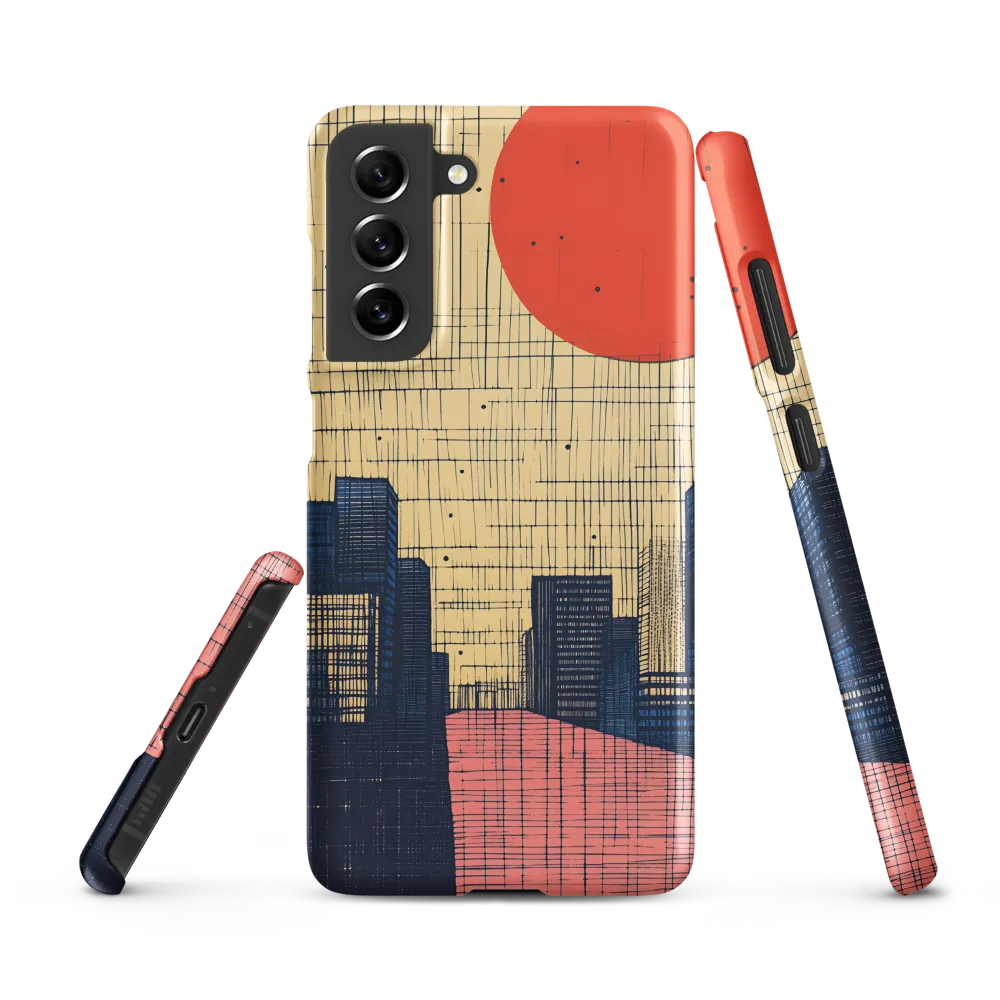 Urban Echoes: A Minimalist Cityscape