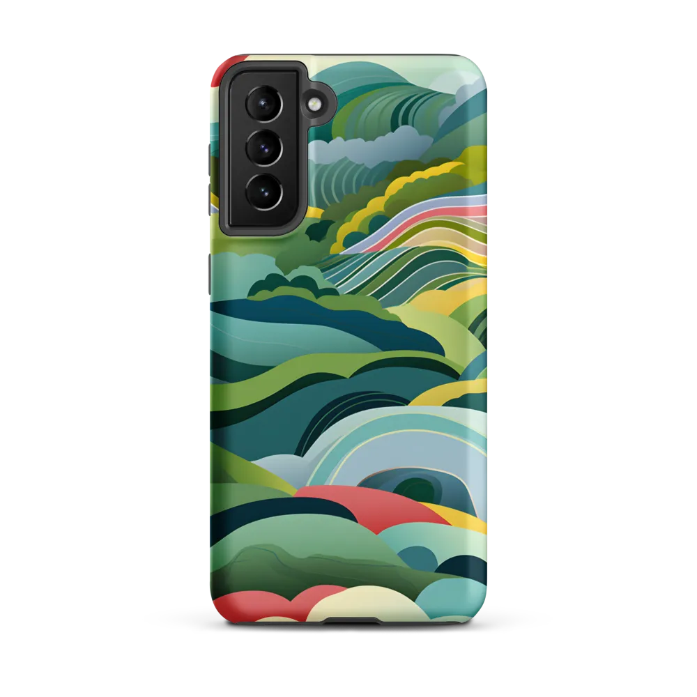 Waves of Serenity | Phone Case |  S21 Plus | Tough Case | Matte