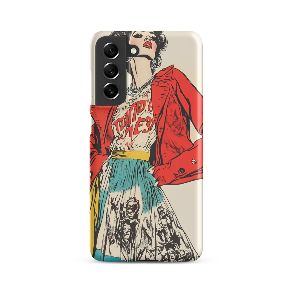 Vibrant Elegance: A Pop Art Fashion Statement