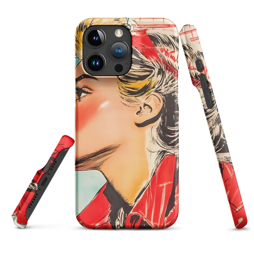 Empowered Elegance: A Pop Art Portrait | Phone Case |  15 Pro Max | Snap Case | Matte