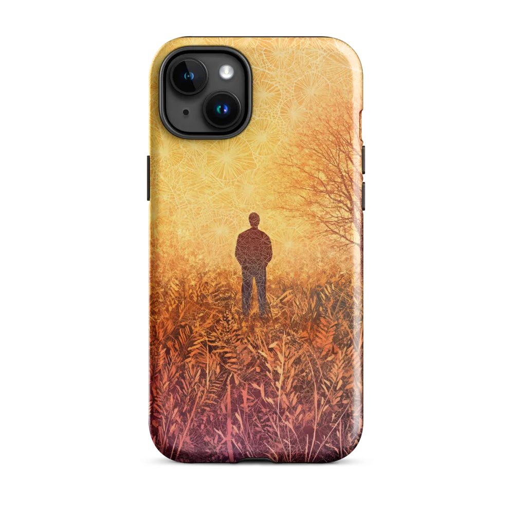 Contemplation in a Surreal Landscape
