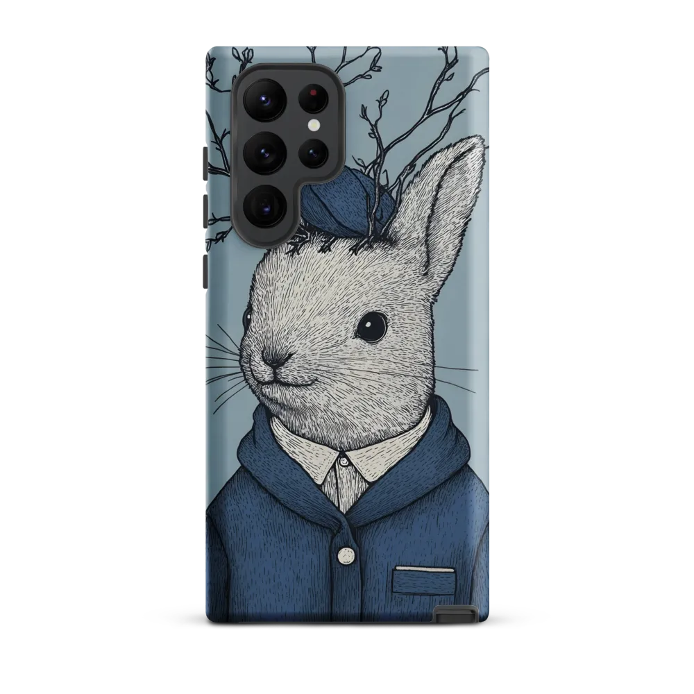 Branch-Crown Rabbit in Blue Coat