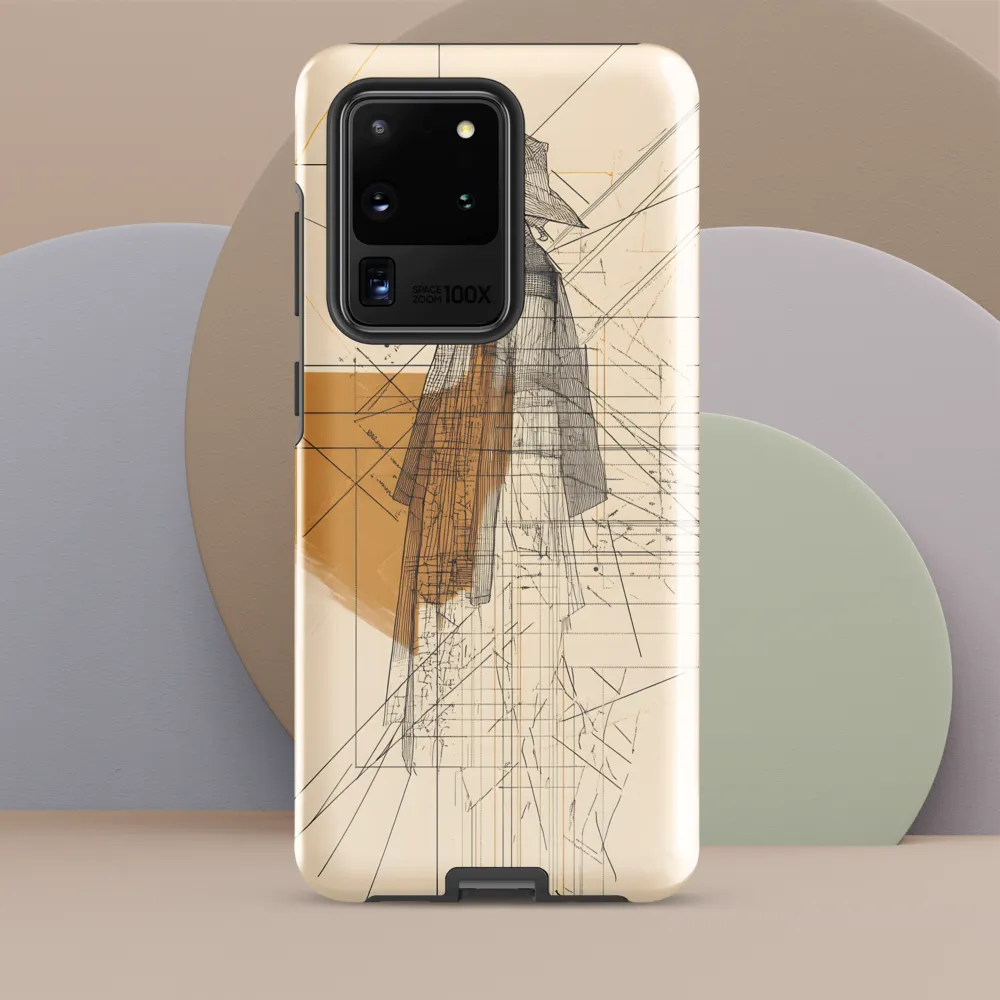 Abstract Profile: A Minimalist Exploration | Phone Case |  S20 Ultra | Tough Case | Glossy