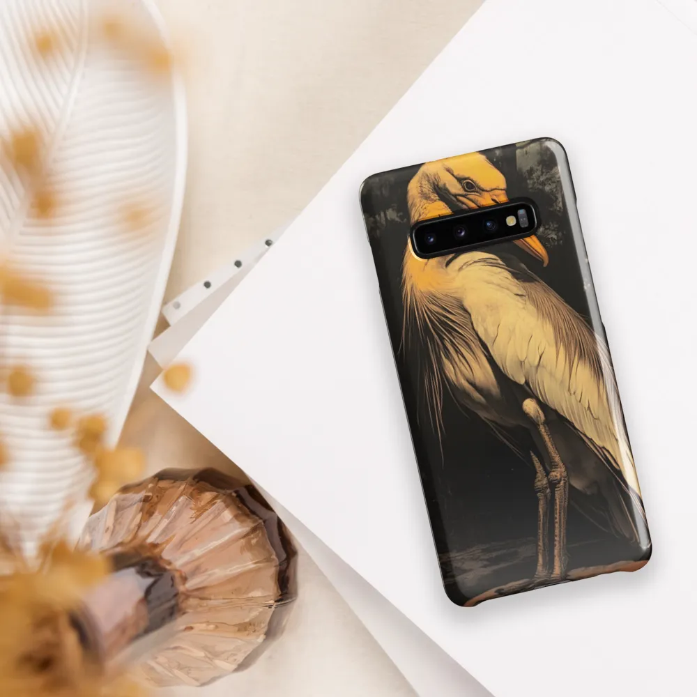 Majestic Egret in Twilight | Phone Case |  S10 Plus | Snap Case | Glossy