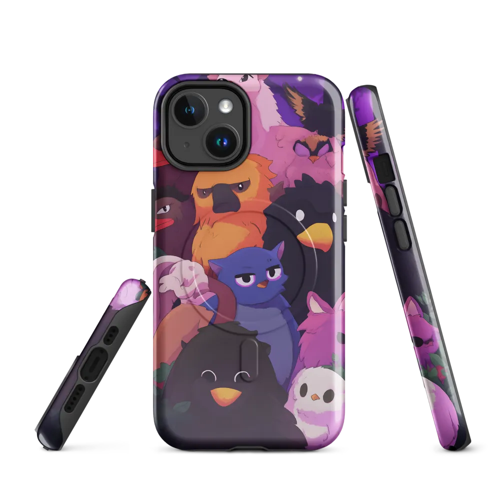 Whimsical Avian Gathering