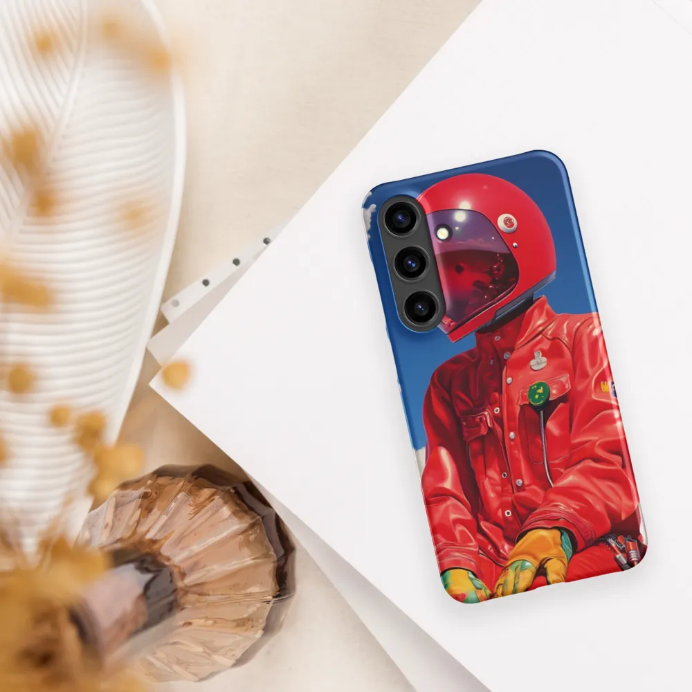 Astronaut in Crimson