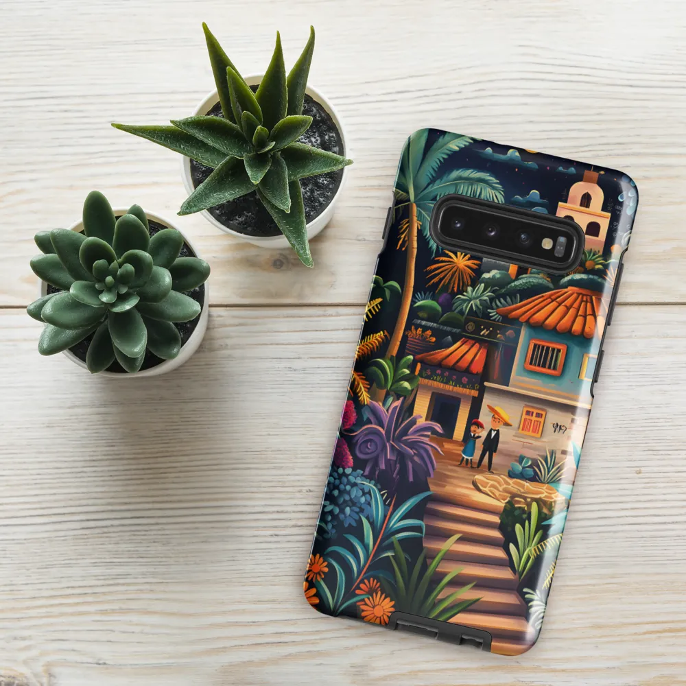 Tropical Reverie | Phone Case |  S10 Plus | Tough Case | Glossy