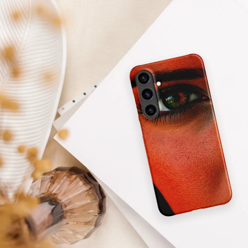 Gaze of Intensity | Phone Case |  S24 Plus | Snap Case | Matte