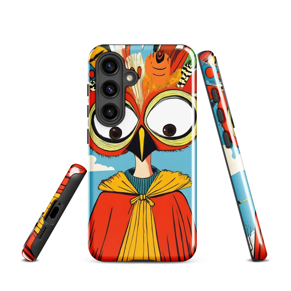 A Whimsical Encounter: The Owl-Human Fusion