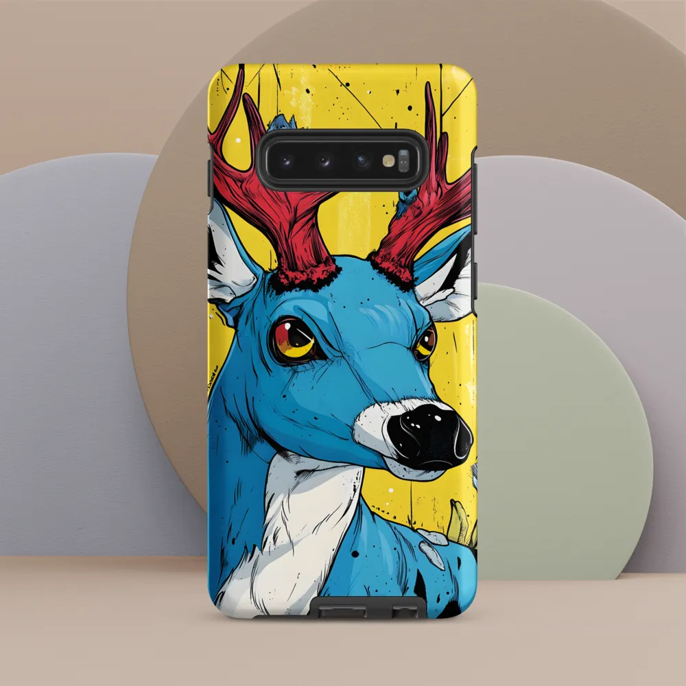 Vivid Antlers: A Modern Take on Nature