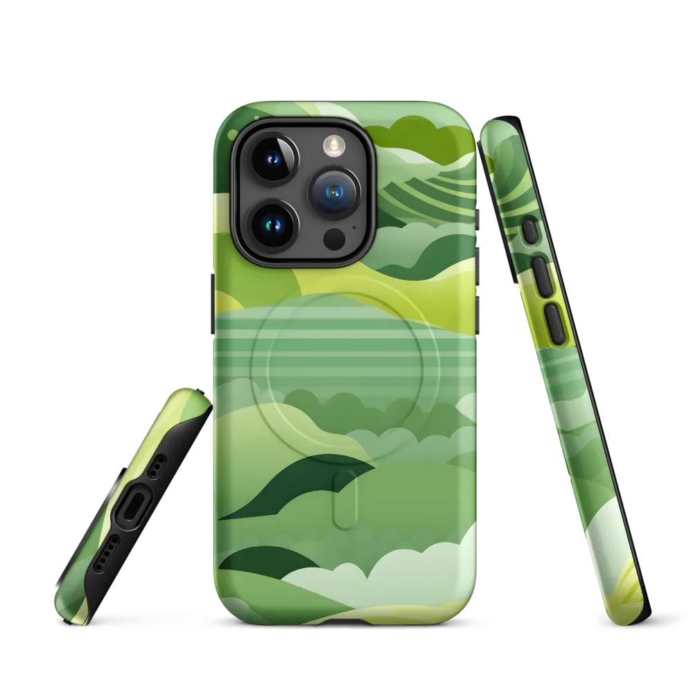 Tranquility in Green Waves