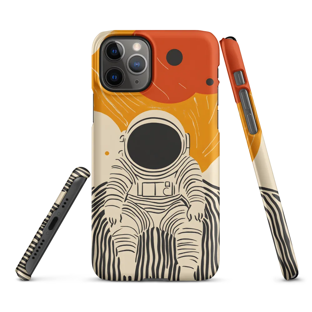 Astronaut in Cosmic Thoughts | Phone Case |  11 Pro | Snap Case | Matte