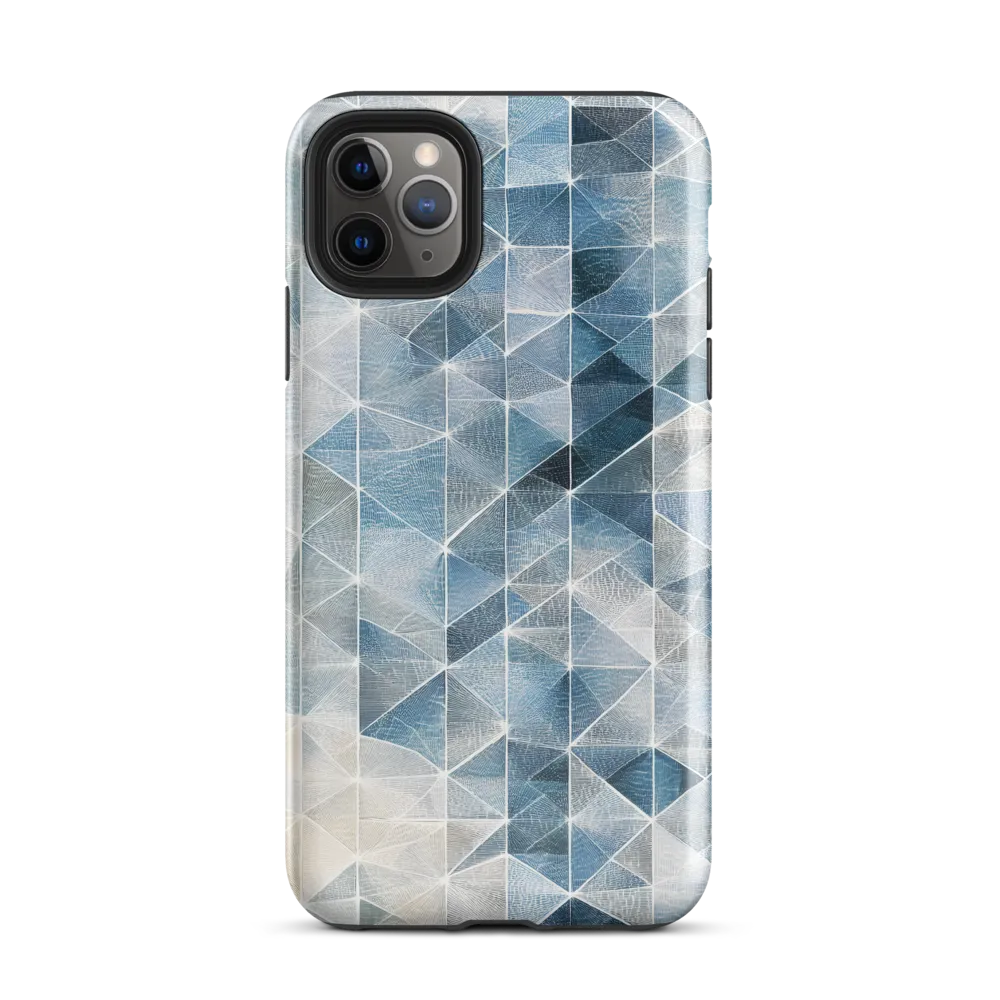 Geometric Harmony in Blue | Phone Case |  11 Pro Max | Tough Case | Glossy