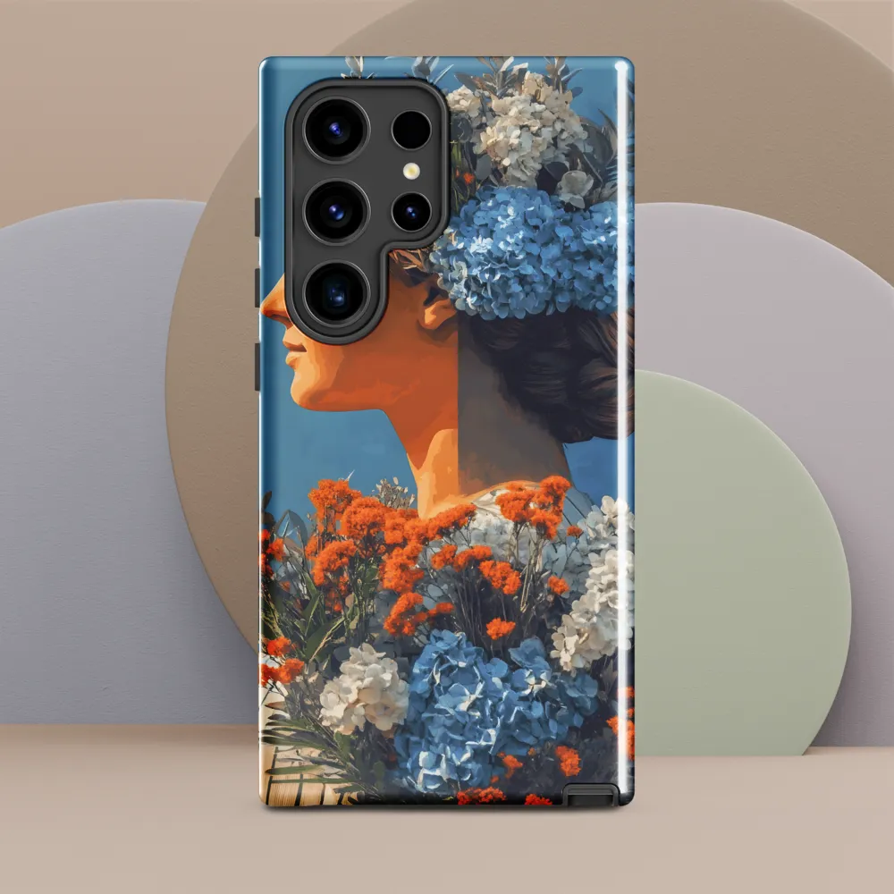 Floral Reverie: A Portrait of Serenity