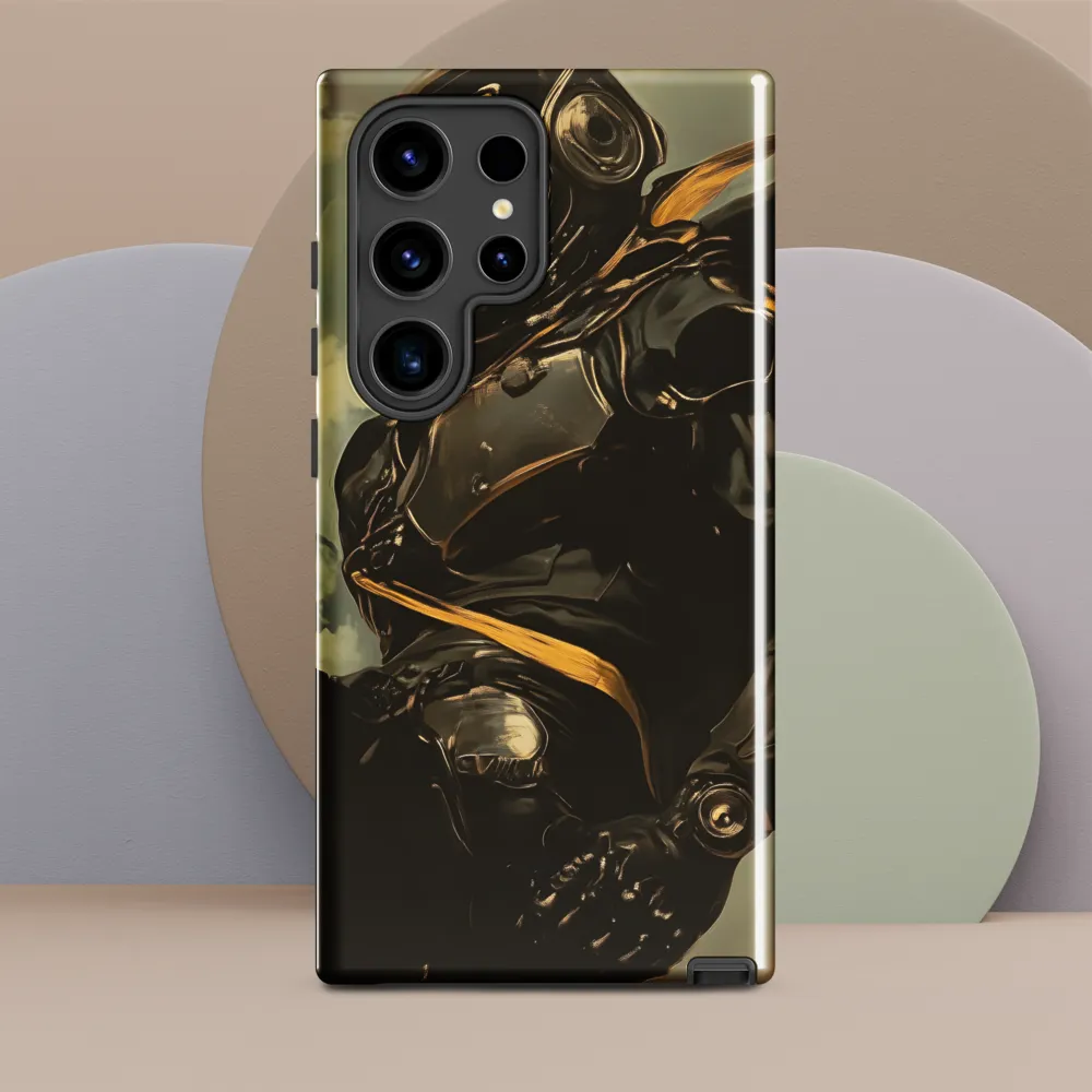 Ethereal Explorer: The Enigmatic Astronaut | Phone Case |  S24 Ultra | Tough Case | Glossy