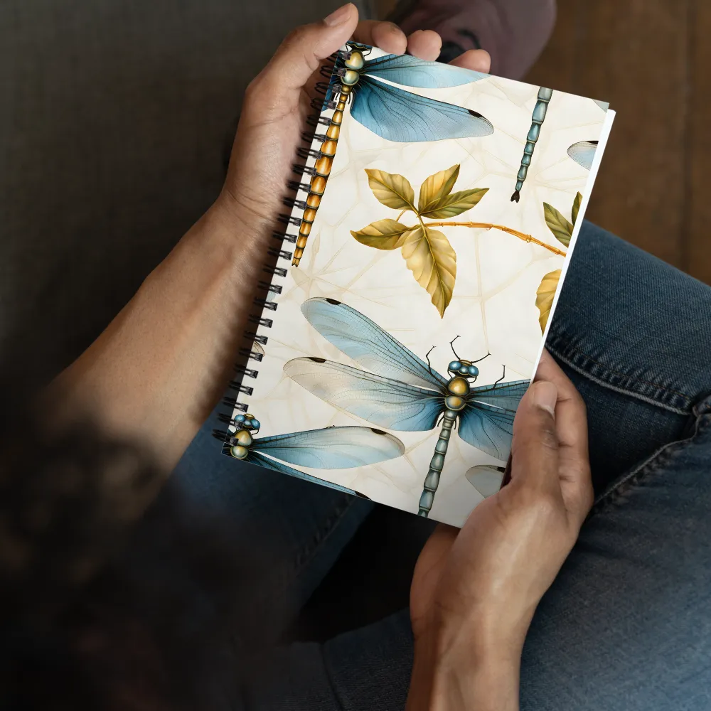 Ethereal Dance of Dragonflies | Spiral Notebook