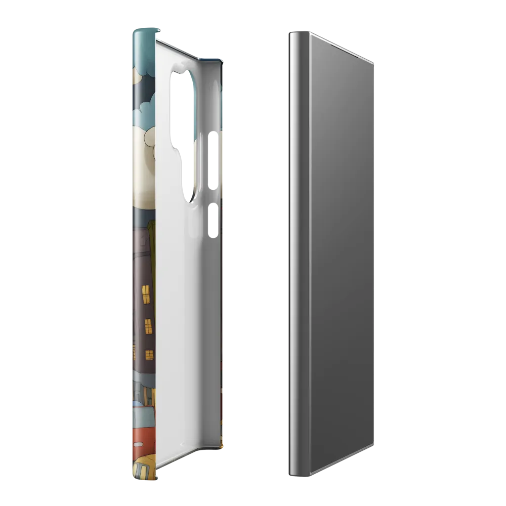 Urban Symphony: A City Awakens at Dusk | Phone Case |  S24 Ultra | Snap Case | Glossy