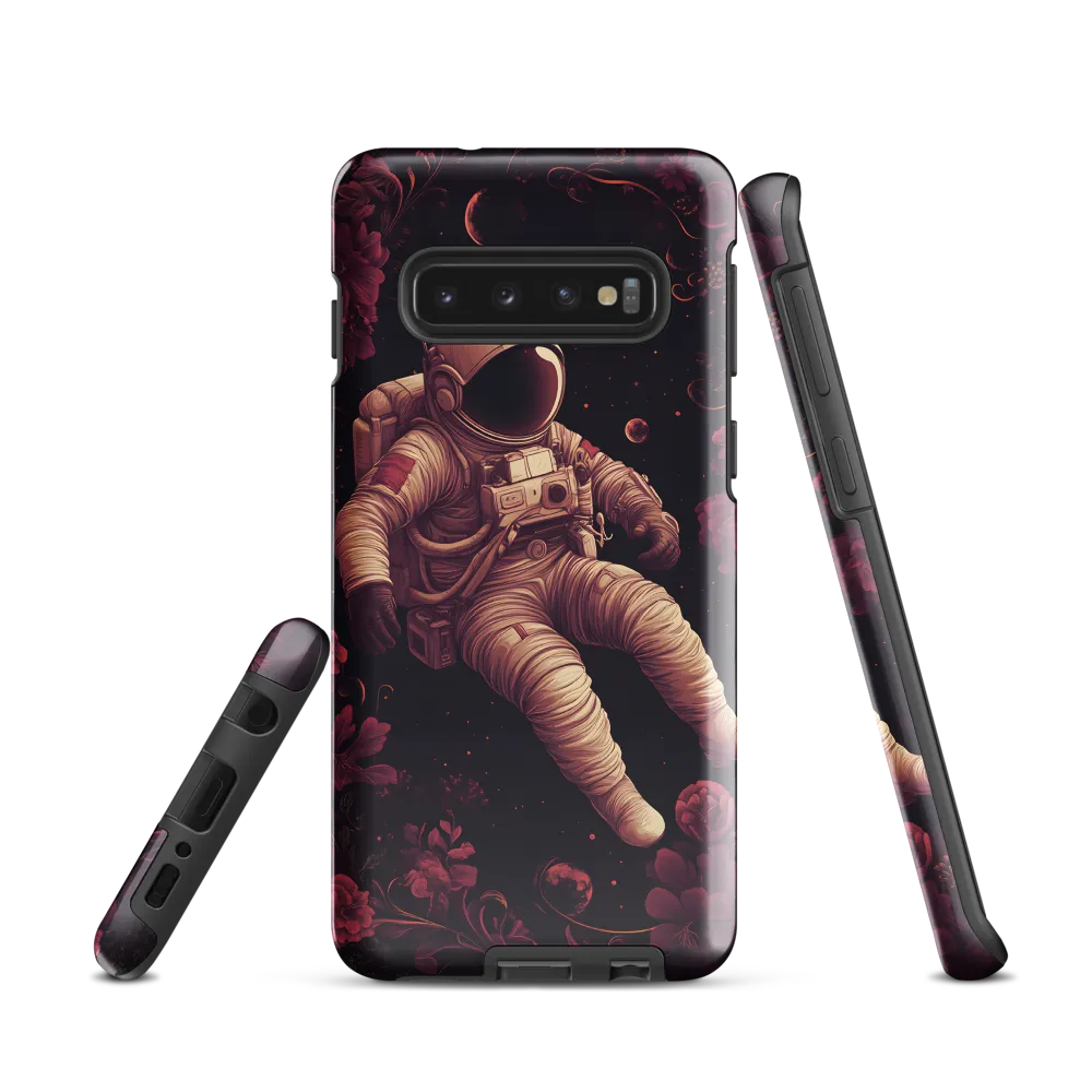 Cosmic Bloom: An Astronaut's Journey