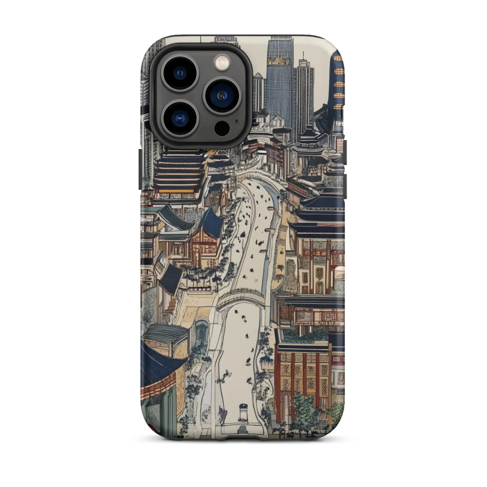 Urban Harmony: A Fusion of Tradition and Modernity | Phone Case |  13 Pro Max | Tough Case | Matte