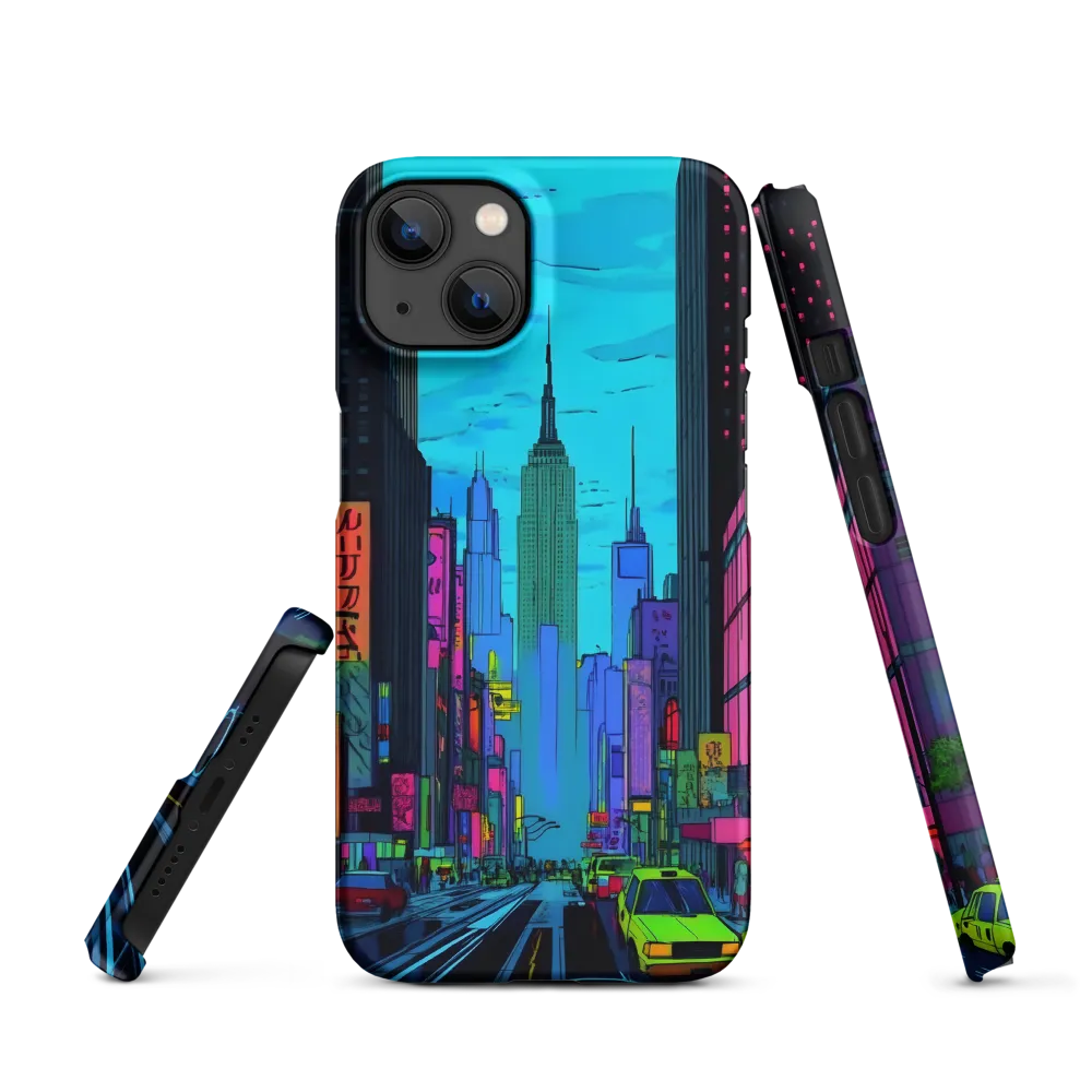 Neon Dreams of the City | Phone Case |  13 | Snap Case | Matte