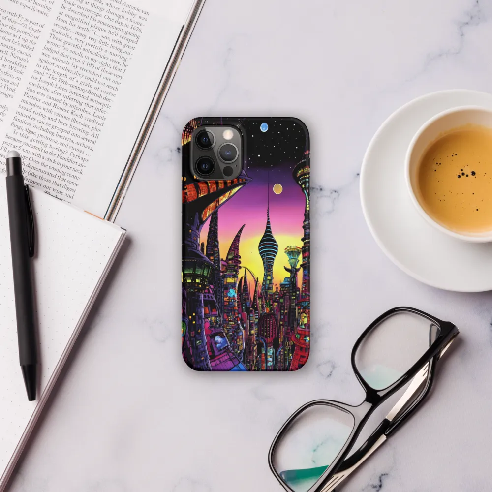 Futuristic Cityscape at Dusk