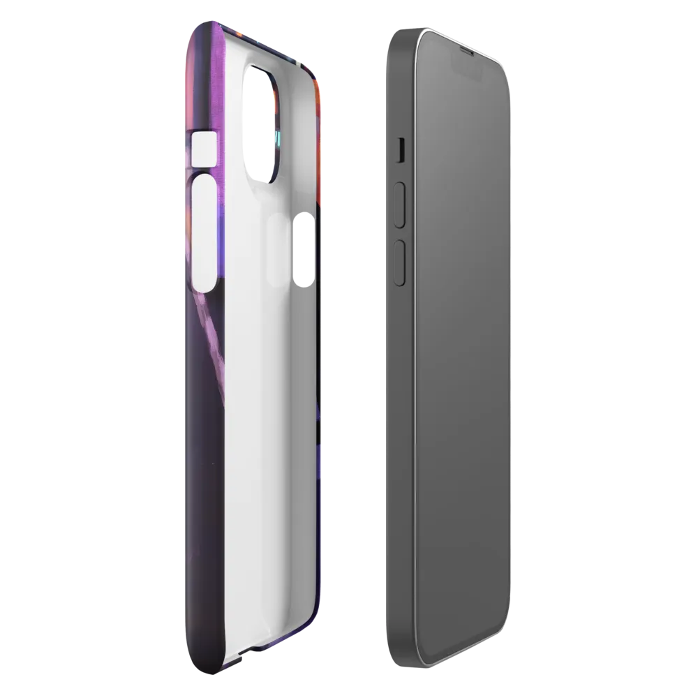 Wandering Through Neon Dreams | Phone Case |  14 Plus | Snap Case | Glossy