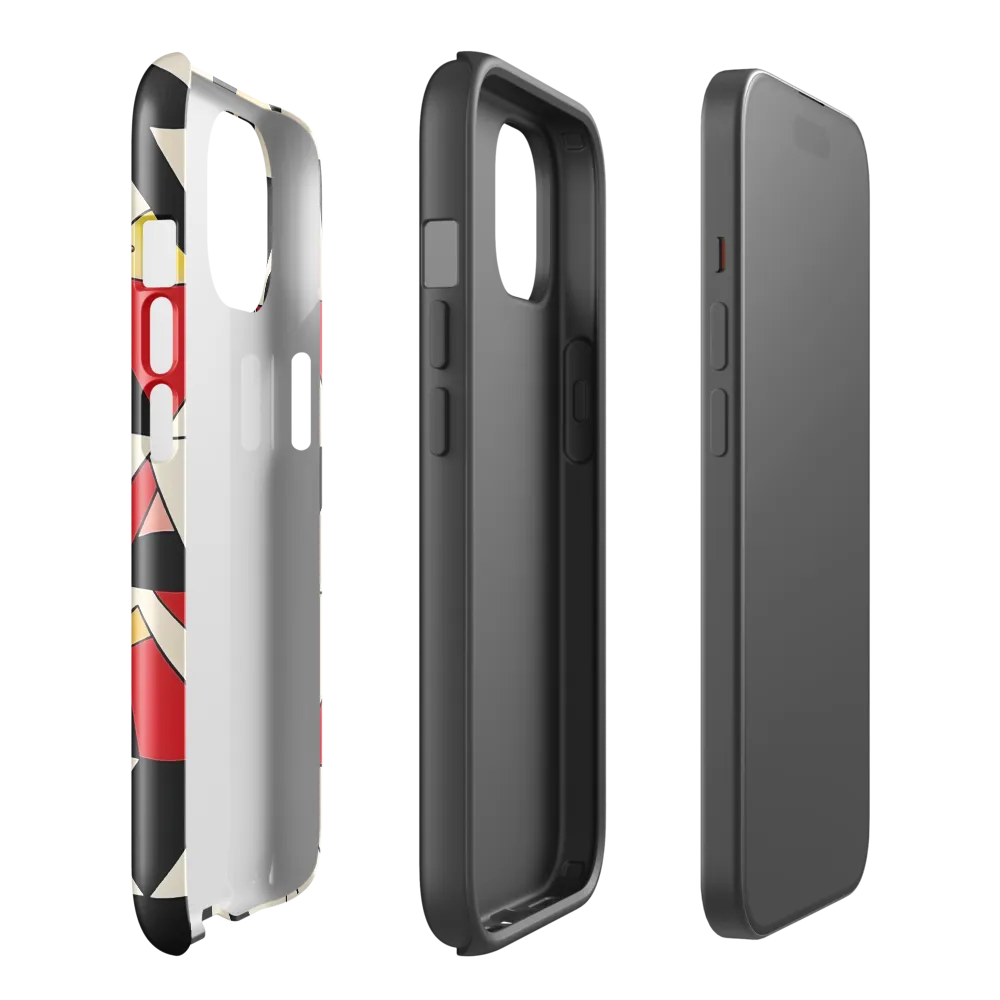 Dynamic Geometric Harmony | Phone Case |  15 | Tough Case | Glossy