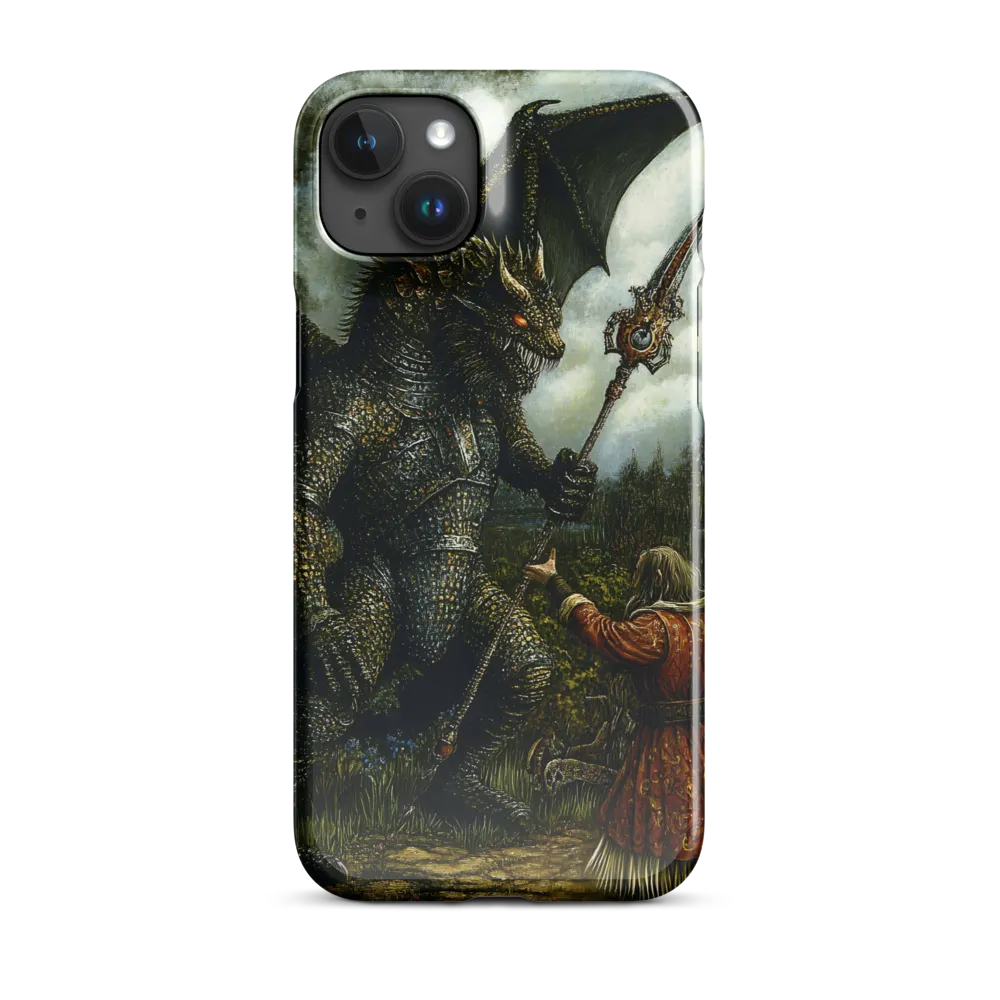 The Confrontation: Dragon vs. Wizard | Phone Case |  15 Plus | Snap Case | Glossy