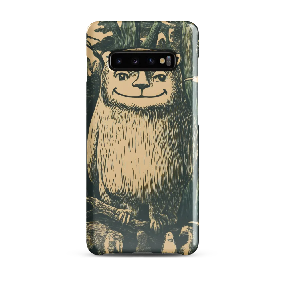 Forest Guardian: A Whimsical Encounter | Phone Case |  S10 Plus | Snap Case | Glossy