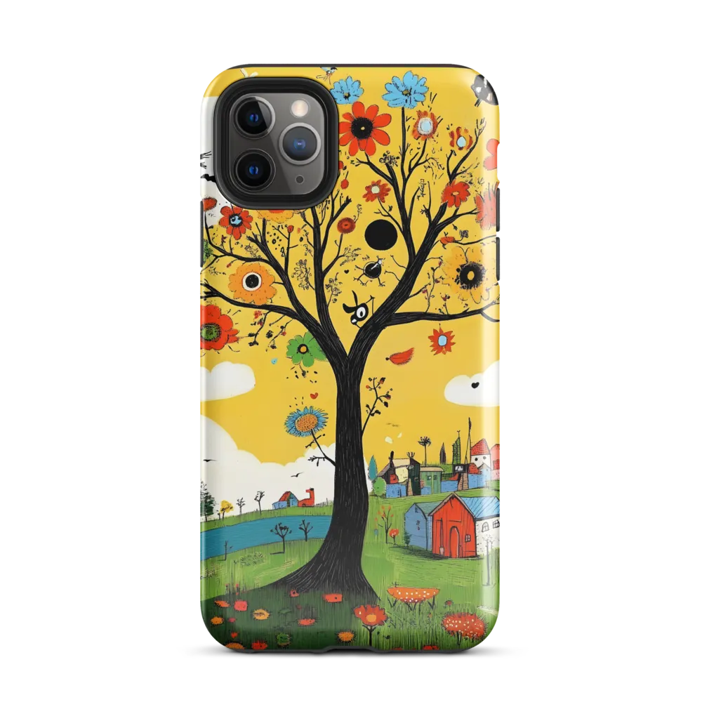 Whimsical Blooms of Life | Phone Case |  11 Pro Max | Tough Case | Glossy