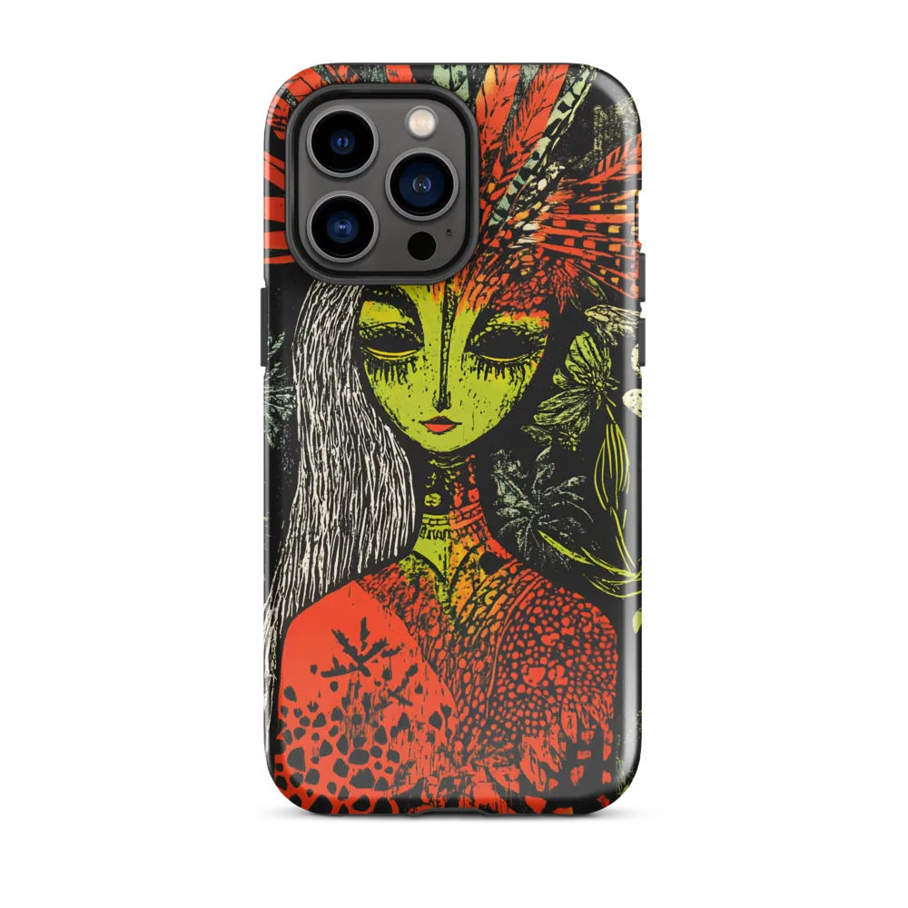 Mystical Flora: A Surreal Portrait