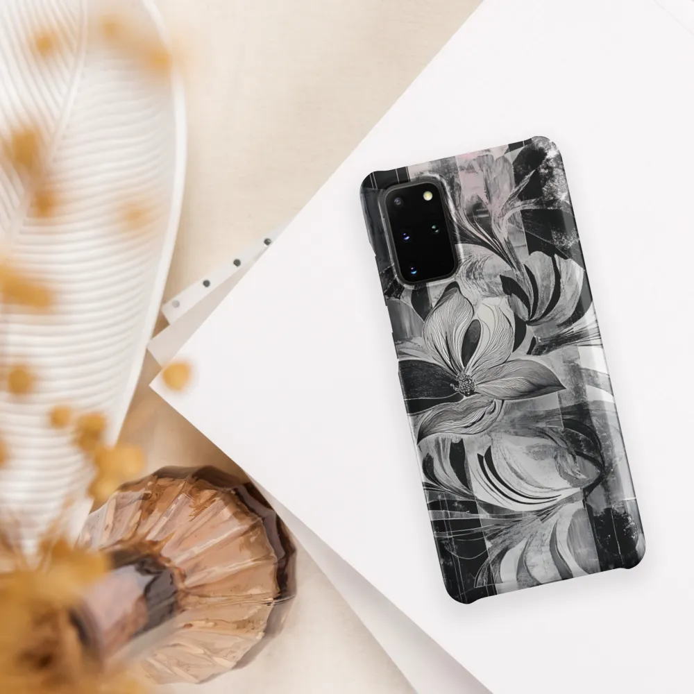 Floral Fusion in Monochrome
