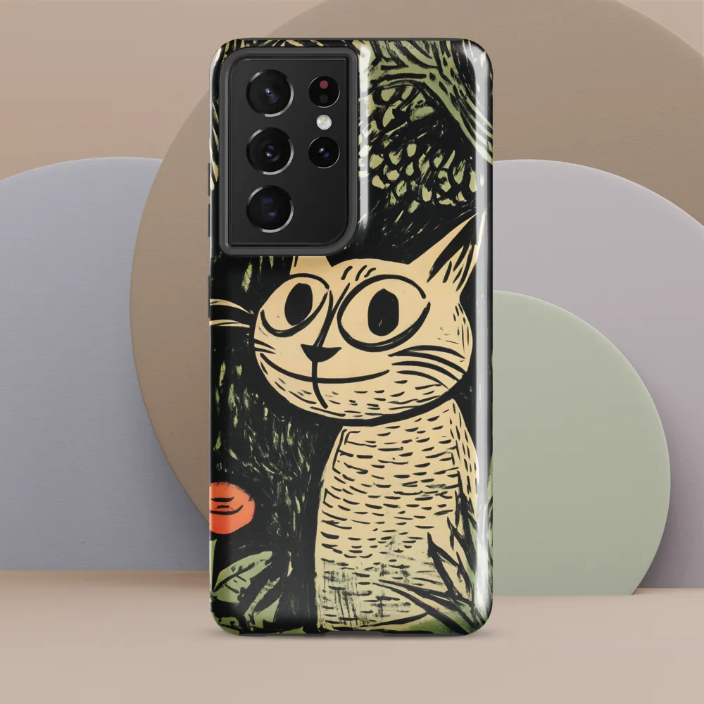 Whimsical Cat in the Forest