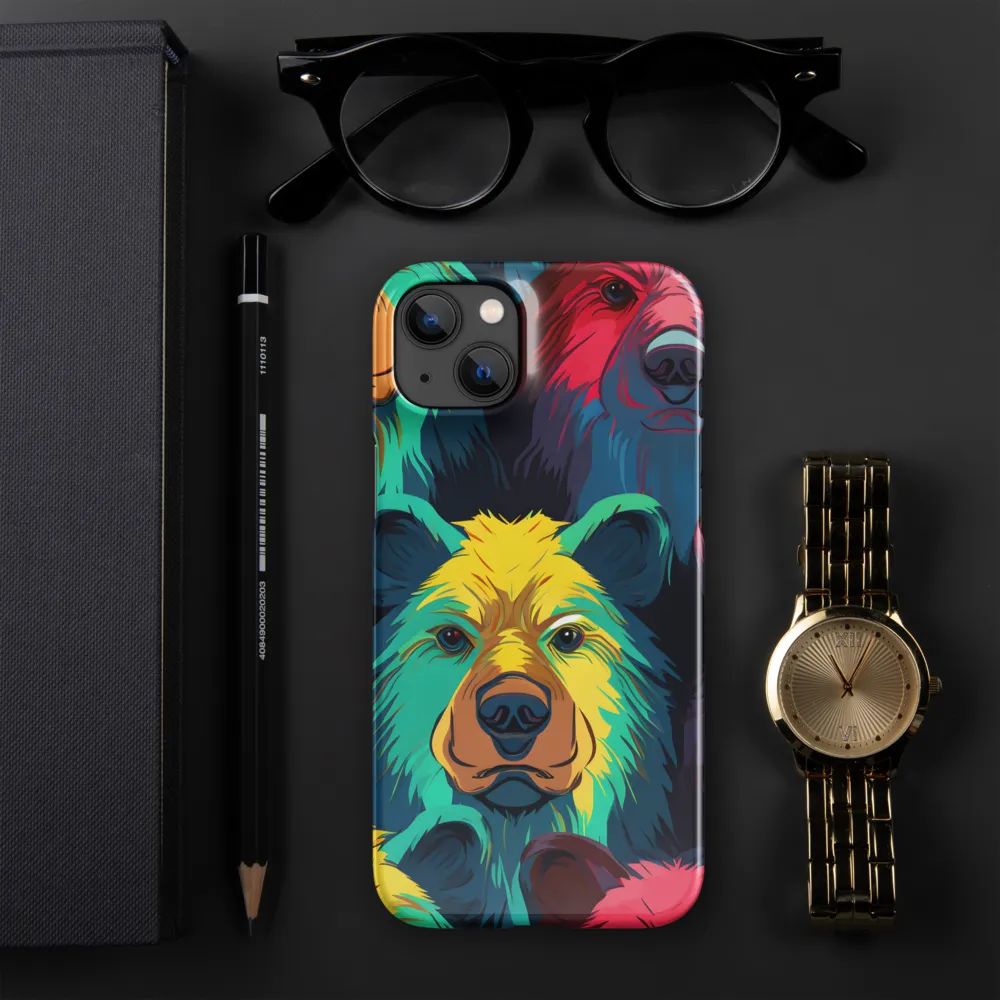 The Colorful Essence of Bears | Phone Case |  14 Plus | Snap Case | Glossy