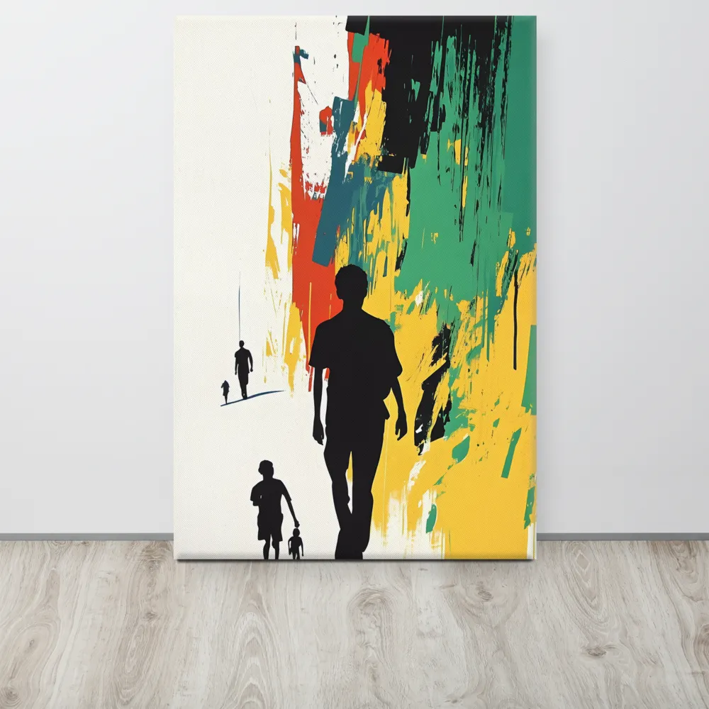 Journey of Silhouettes | Canvas | 24″×36″