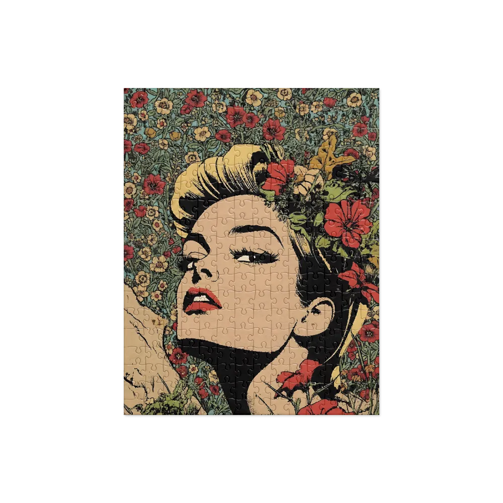 Muse in Bloom 
 Jigsaw Puzzle