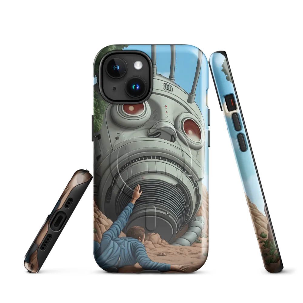 The Descent into Technological Abyss | Phone Case |  15 | MagSafe® Tough Case | Glossy
