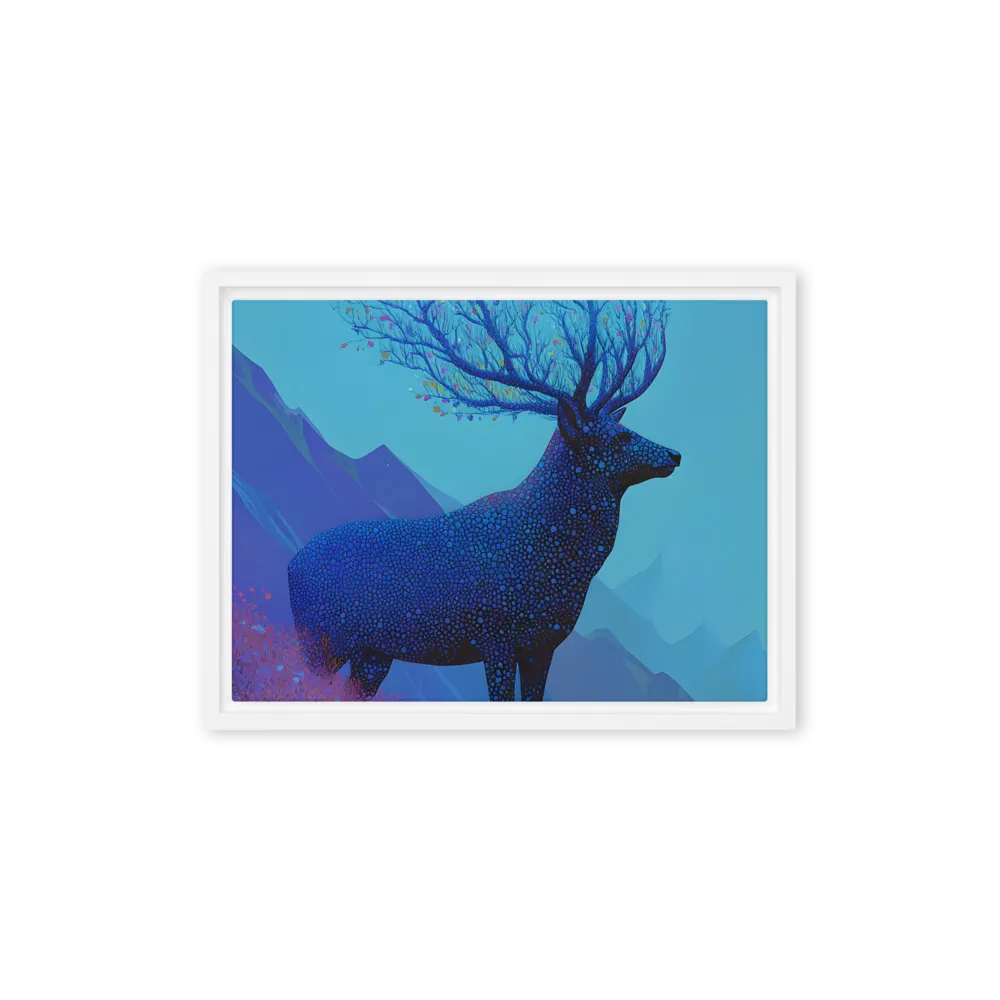 Ethereal Harmony | Canvas with White Frame | 12″×16″