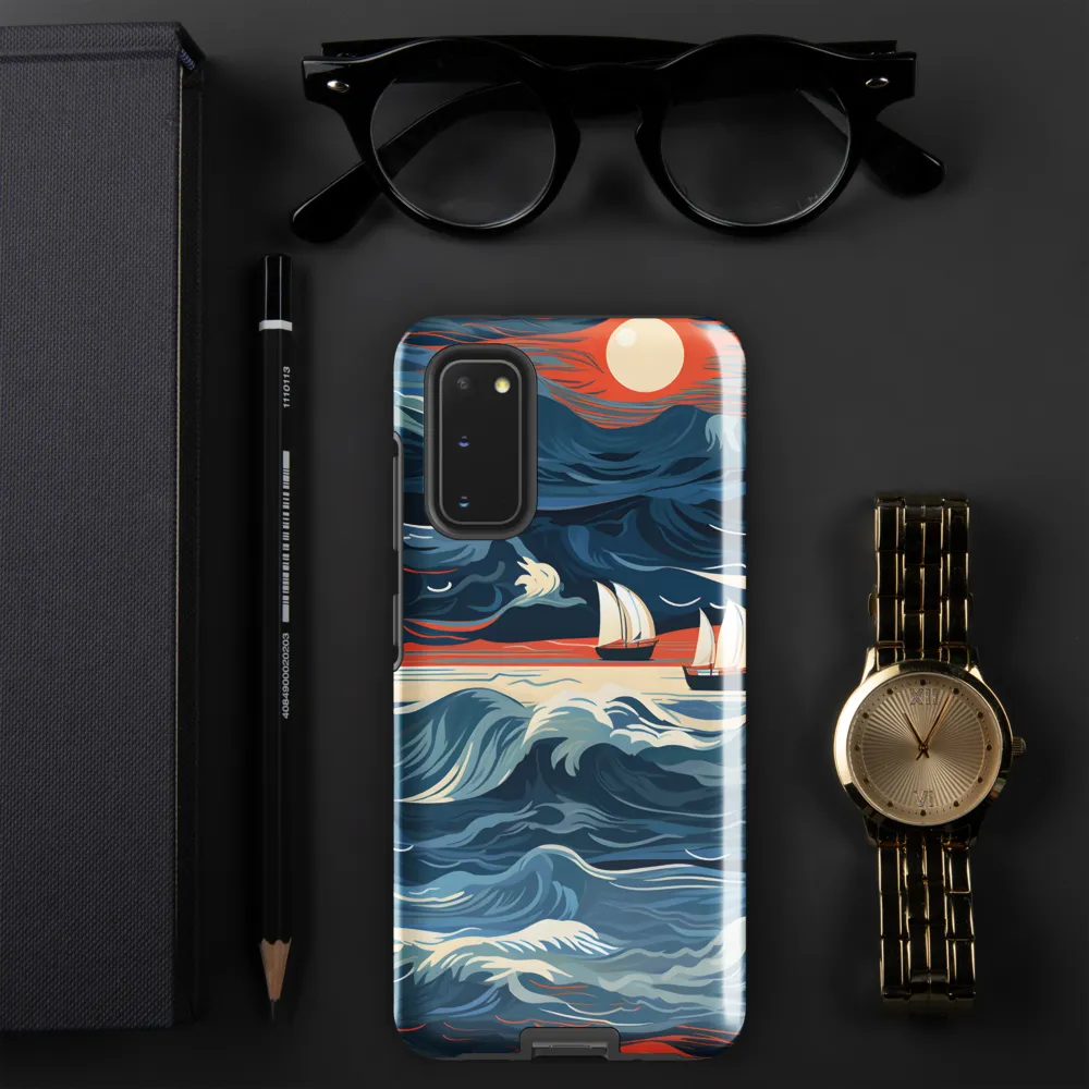 Ocean Whispers: A Voyage at Dusk