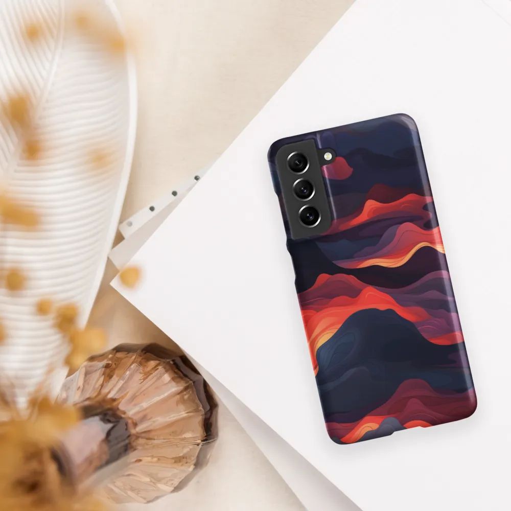 Ethereal Waves of Color | Phone Case |  S21 FE | Snap Case | Matte