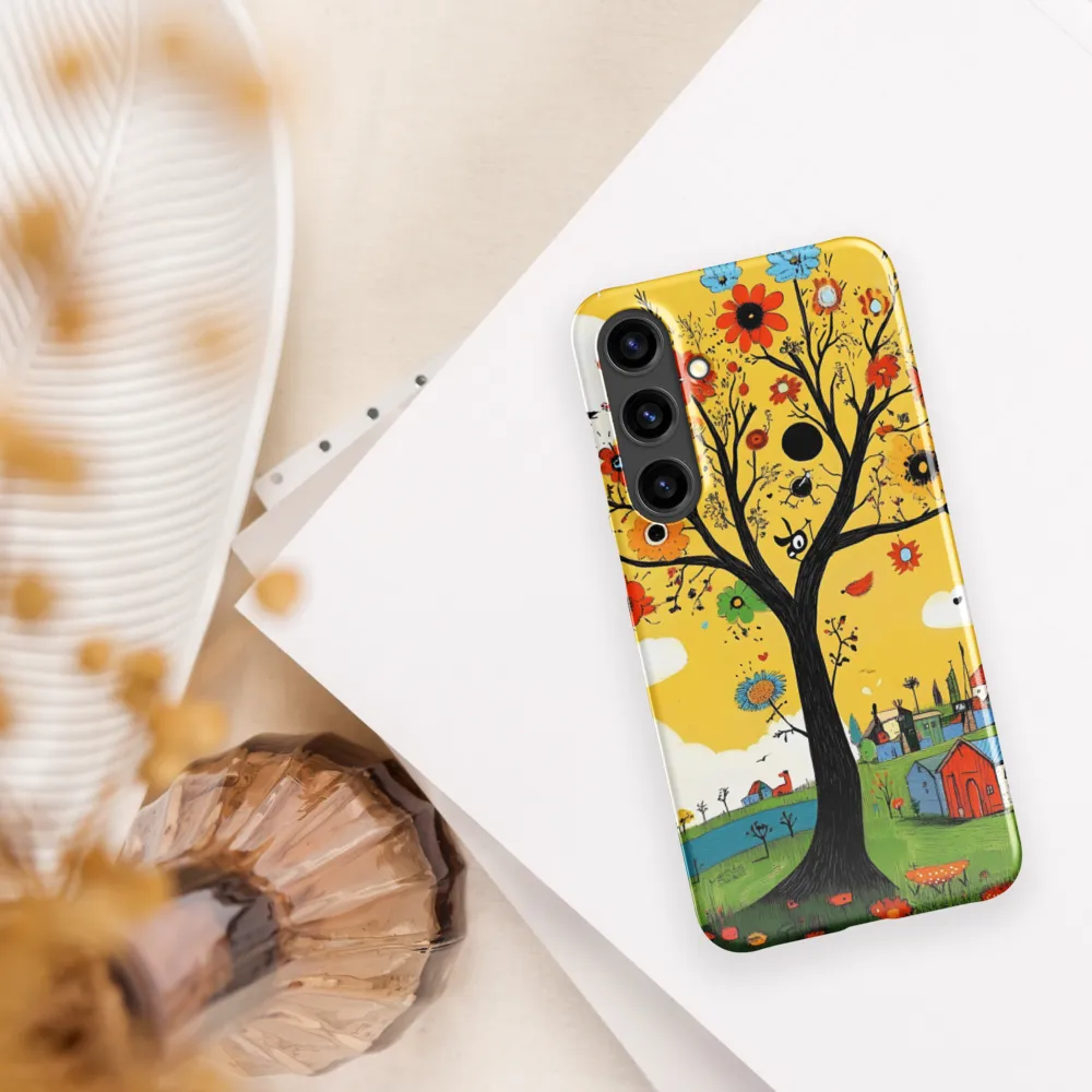 Whimsical Blooms of Life | Phone Case |  S24 Plus | Snap Case | Glossy