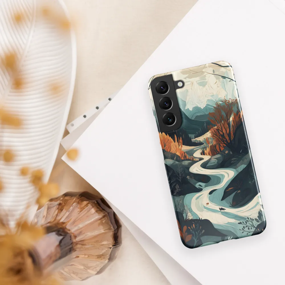 Winding Serenity: A Digital Landscape