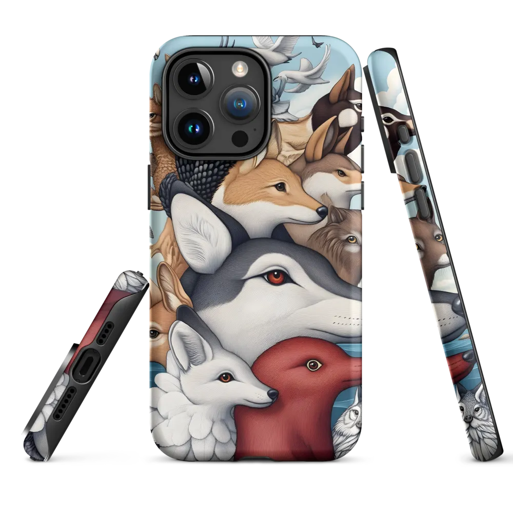 The Enchanted Animal Assembly | Phone Case |  15 Pro Max | Tough Case | Matte