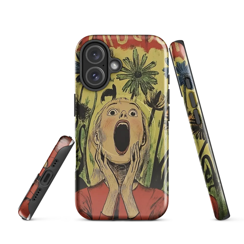 The Echo of Panic | Phone Case |  16 | MagSafe® Tough Case | Glossy