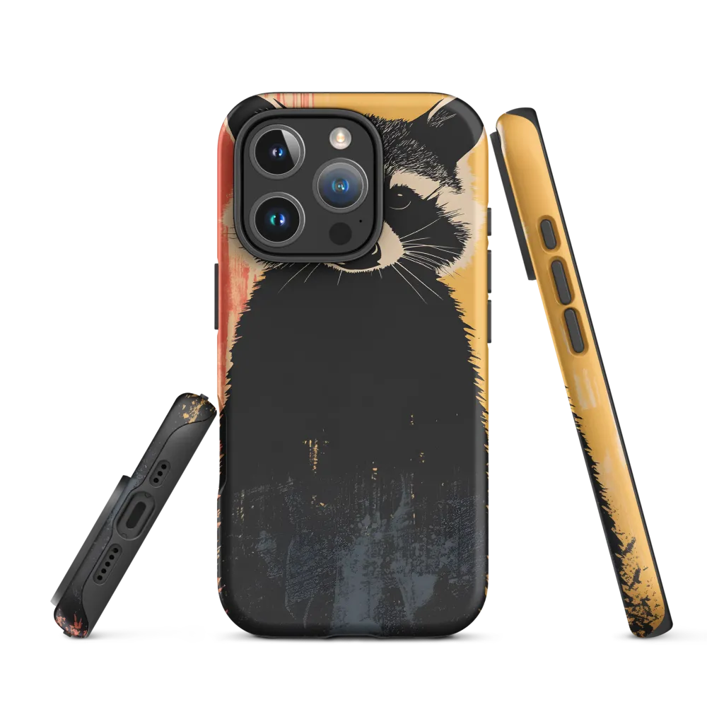 Whimsical Raccoon Portrait