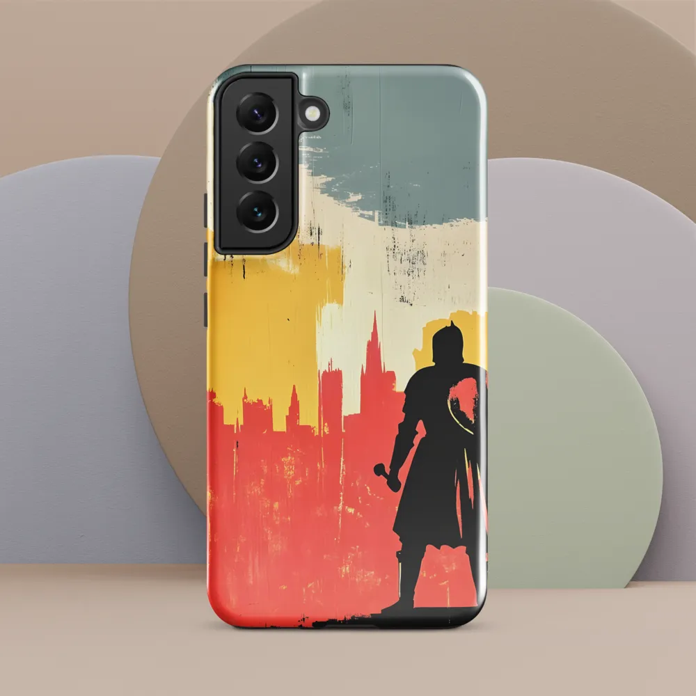 Hero in the Urban Dawn | Phone Case |  S22 Plus | Tough Case | Glossy