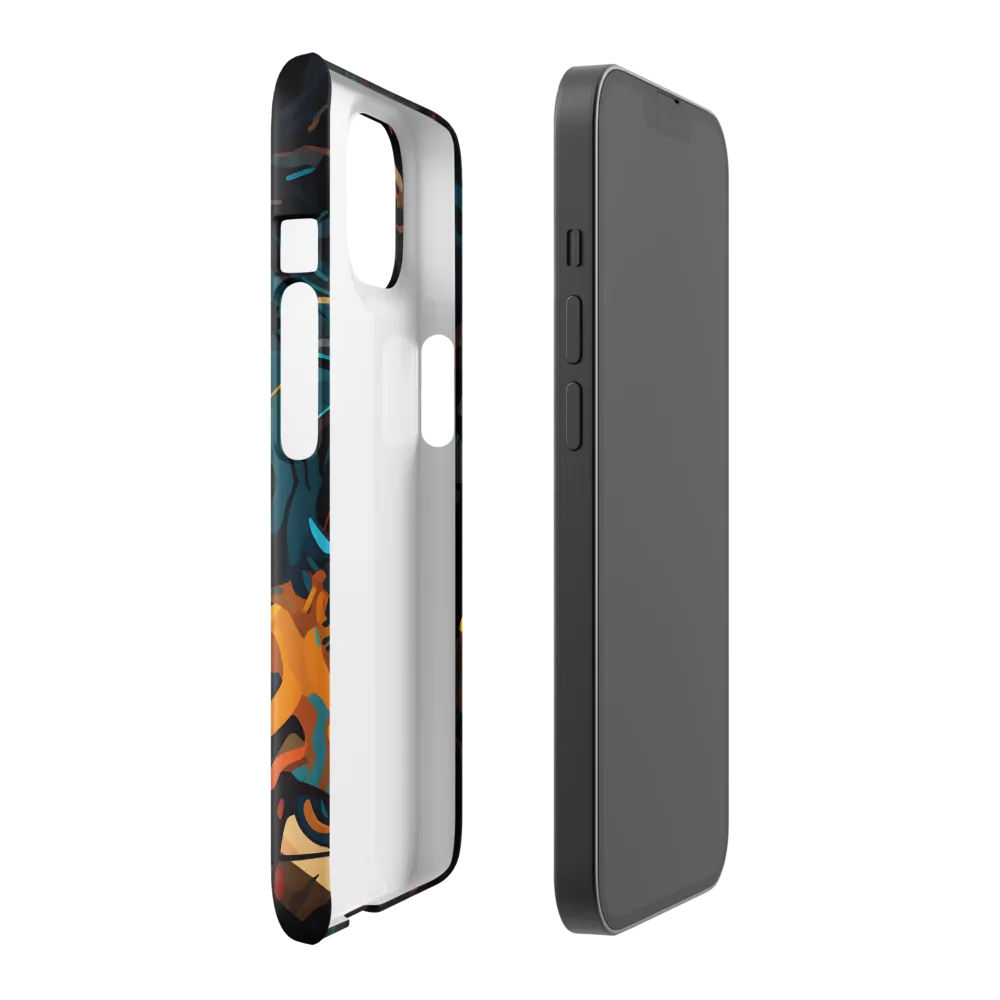 Tropical Enigma: A Wildlife Quartet | Phone Case |  14 | Snap Case | Glossy