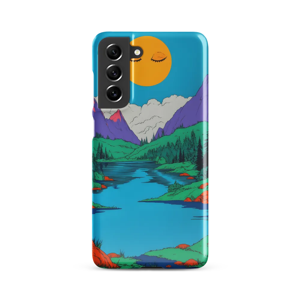Whimsical Serenity in Vibrant Colors