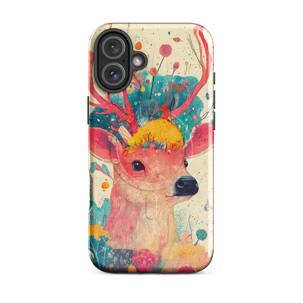 Whimsical Harmony: A Deer in Bloom